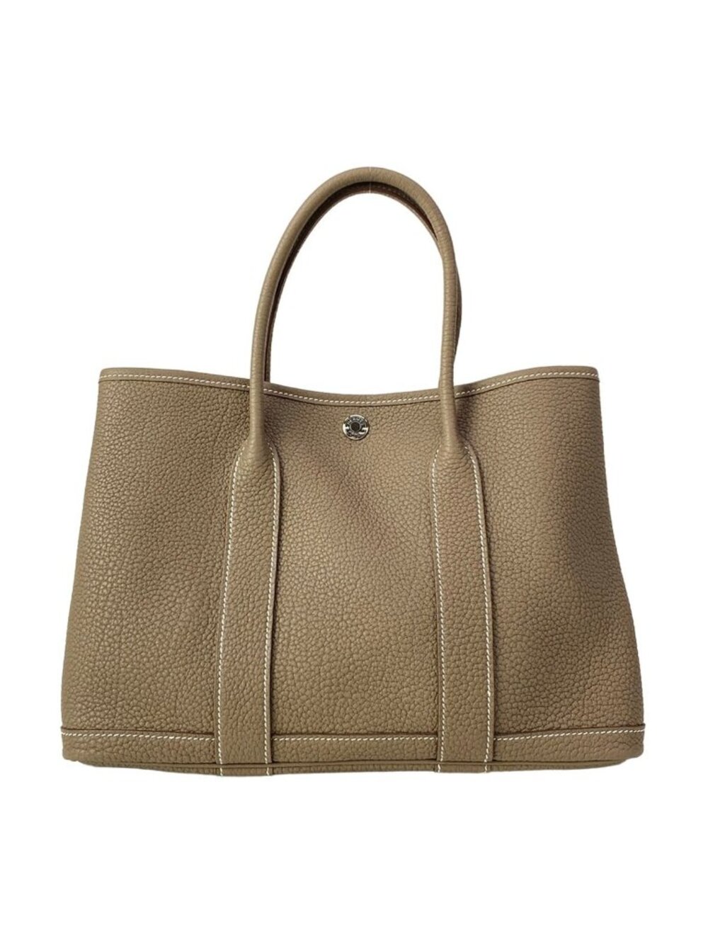 Hermes Tote Bag Garden Party TPM Etoupe